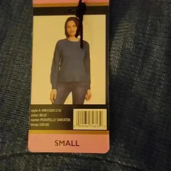 Beautiful blue sweater - Picture 4 of 7